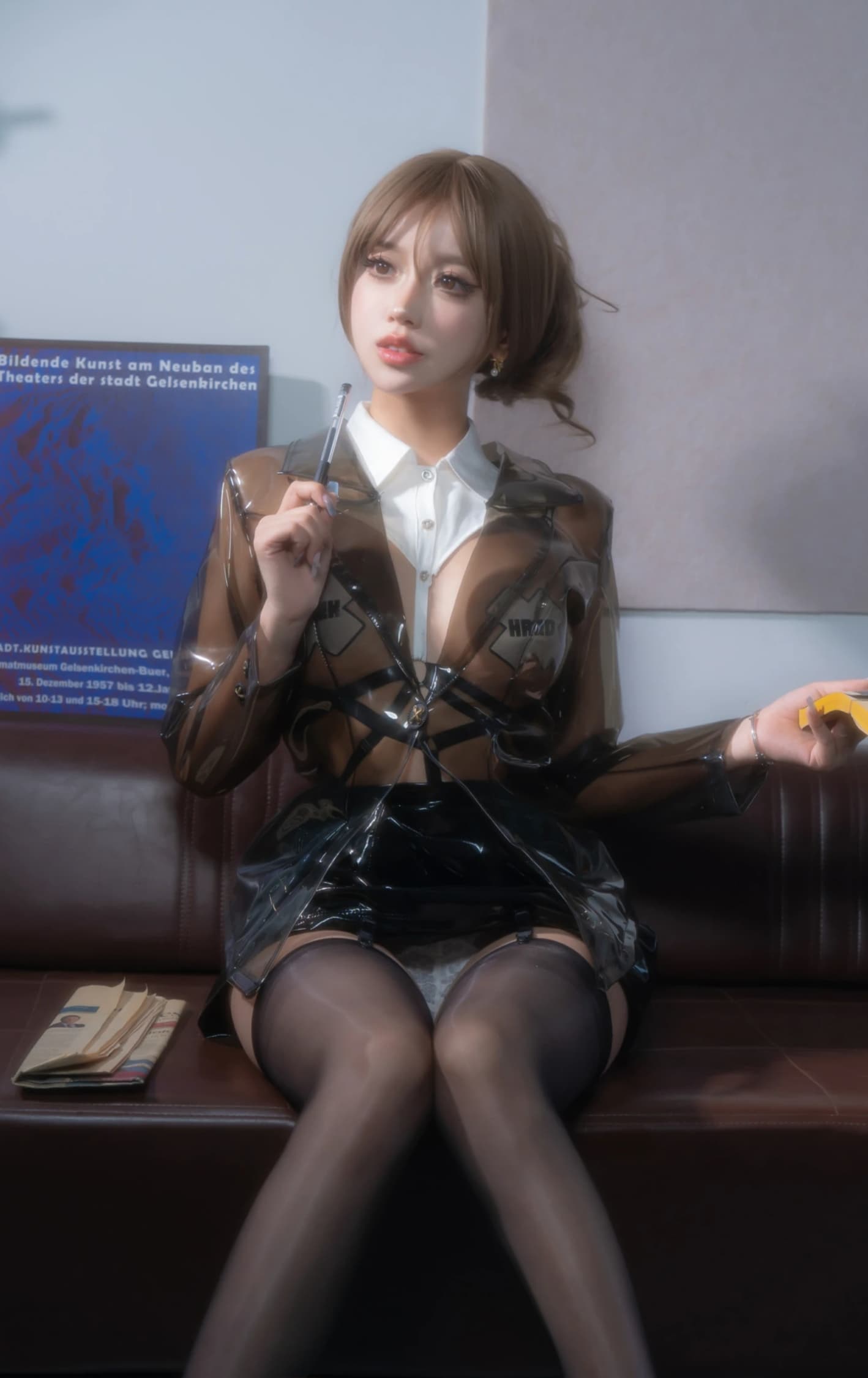 过期米线线喵 – AI女教师 [57P]|图集秀